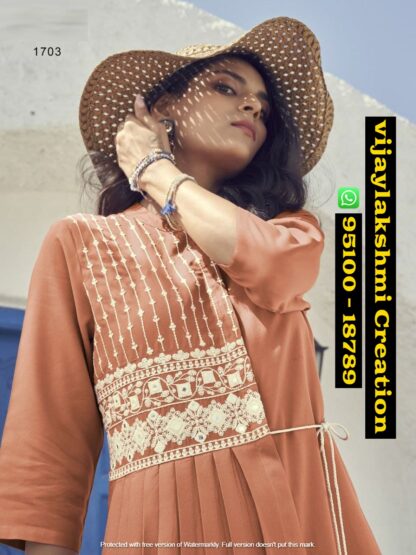 NU Tops Vol 17 D.NO. 1703 Tunics In Singles And Full Catalog