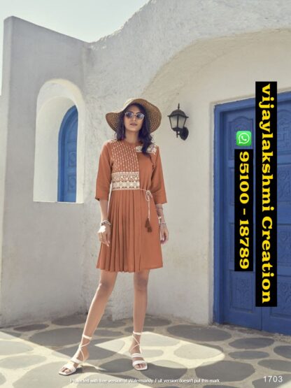 NU Tops Vol 17 D.NO. 1703 Tunics In Singles And Full Catalog