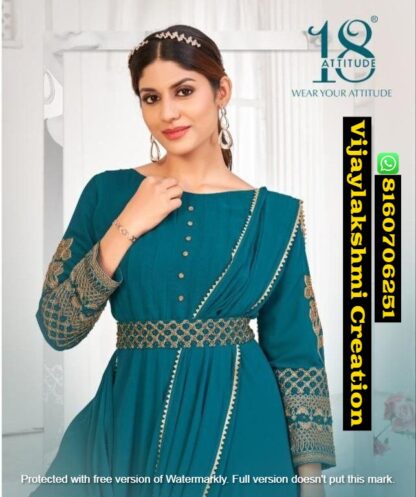 18 Attitude Dulhaniya Vol 2 Wedding Gowns In Singles And Full Catalog