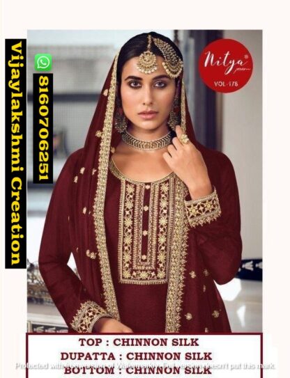 Lt Nitya Vol 178 Plazzo Style Suits In Singles And Full Catalog