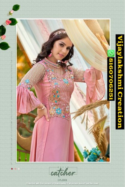 M&M Arzoie D.No 1001 Indo western dress In Singles And Full Catalog