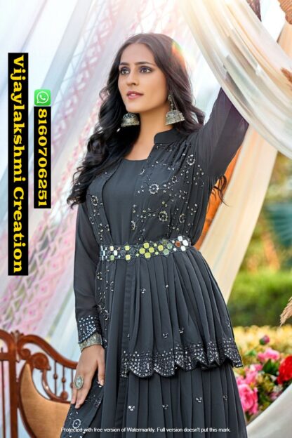 M&M Arzoie D.No 1006 Indo western dress In Singles And Full Catalog