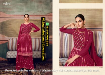 Maisha Zareen D.No 11064 Designer Pure Georgette Suit in Singles and Full Catalog