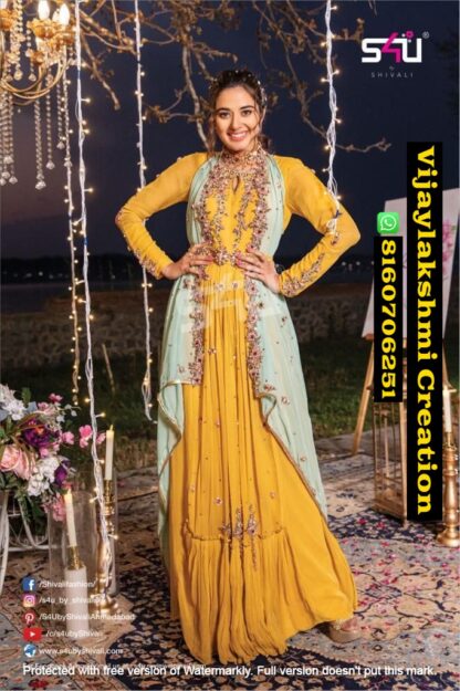 S4U Chapter 2 Roka The Wedding Saga Yellow Readymade Ladies Dress In Singles And Full Catalog