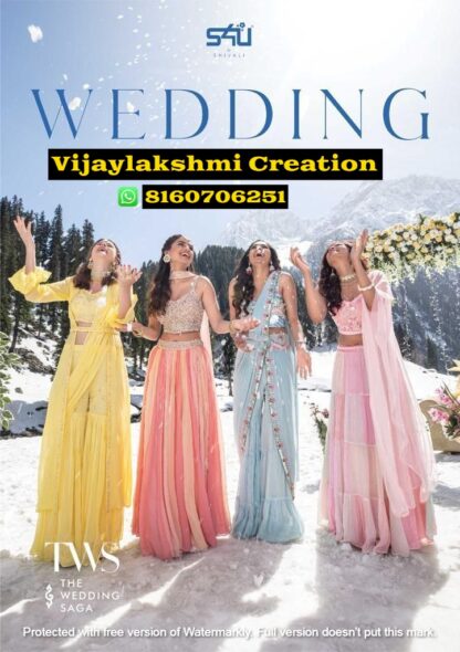 S4U Wedding Phere The Wedding Saga Party Wear Indo Western Ladies Dress In Singles And Full Catalog