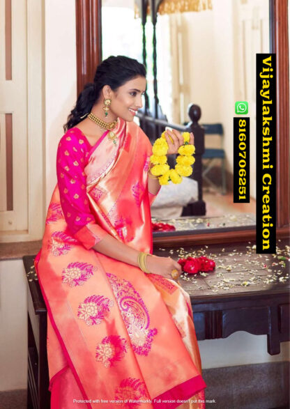 Revanta Meera D.No 1221 Silk With Weaving Design Saree In Singles And Full Catalog