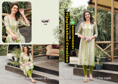 1Love By S4U Gol Vol 3 D.No G 38 Kurti In Singles And Full Catalog