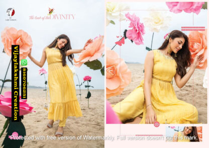 Anju Fabrics Barbie Wonderland BW 2372 Kurtis With Bottom In Singles And Full Catalog