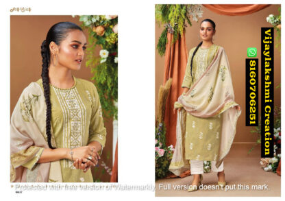 Jay Vijay Now It's New D.No 6647 Pant Style Suits In Singles And Full Catalog