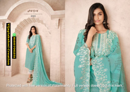 Jay Vijay Vihana D.No 6583 Pant Style Suits In Singles And Full Catalog
