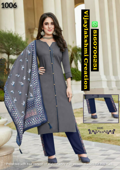 Karissa Vidisha Vol 5 D.No 1006 Kurti With Bottom and Dupatta In Single And Full Catalog