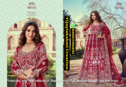 Shivali D.No Nargis Bridal and Wedding Collection In Singles And Full Catalog