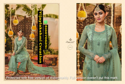 Swagat Swati D.No 3202 Salwar Suits in Singles and Full Catalog