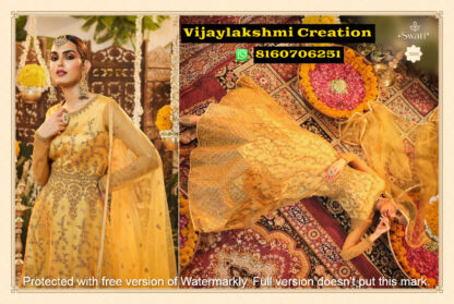 Swagat Swati D.No 3206 Salwar Suits in Singles and Full Catalog