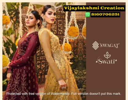 Swagat Swati Salwar Suits in Singles and Full Catalog