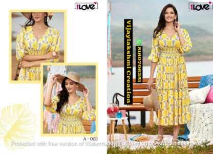 1Love By S4U Anokhi Vol 4 D.No. A- 003 Gown In Singles And Full Catalog