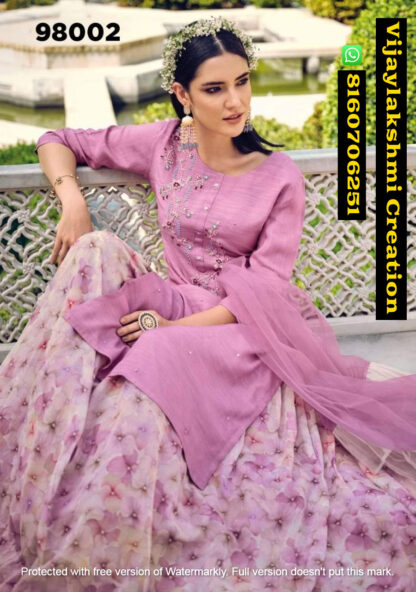 Kalki Fashion Juliet D.No 98002 Kurtis With Skirts And Dupatta In Single And Full Catalog
