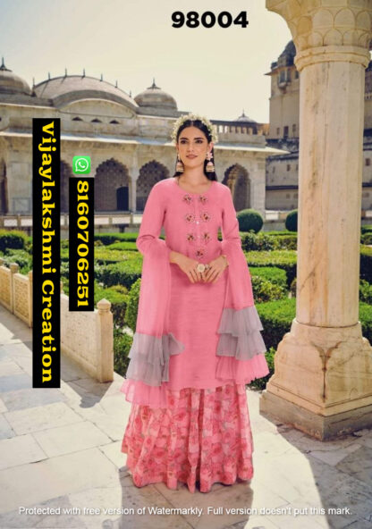 Kalki Fashion Juliet D.No 98004 Kurtis With Skirts And Dupatta In Single And Full Catalog