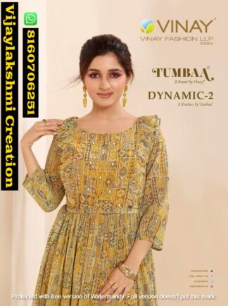 Vinay Fashion Tumbaa Dynamic Vol-2 Georgette Gown In Singles And Full Catalog