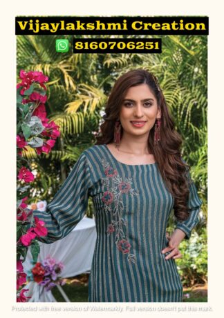 Wanna Safar 01 Fancy Fabric Hand work Kurti With Pant in singles and full catalog