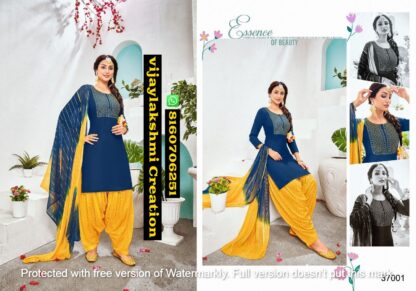 Artio Jequard Patiyala Vol 3 By Kapil Trends D.No 37001 Readymade Rayon Patiala Suit In Singles And Full Catalog