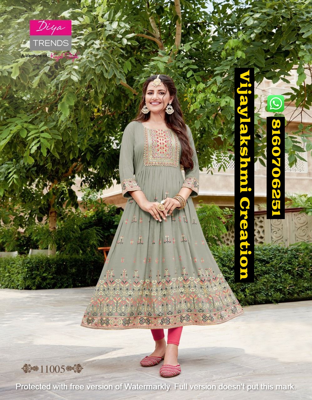 Stylish Nayra Cut Suit Set For Raksha Bandhan 2023 - Ethnic Race