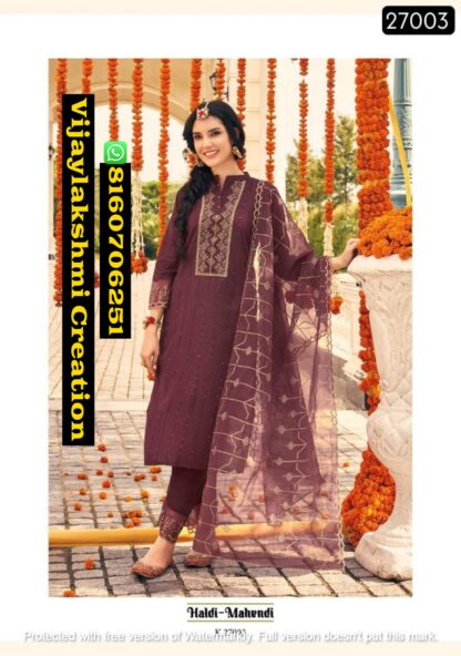Kalki Fashion Haldi Mahendi Vol 4 D.No K 27003 Kurti Pant With Dupatta In Singles And Full Catalog