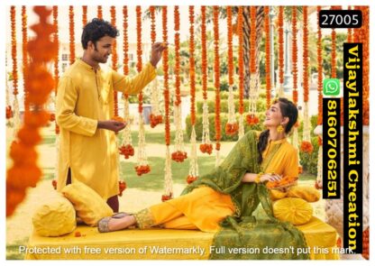 Kalki Fashion Haldi Mahendi Vol 4 D.No K 27005 Kurti Pant With Dupatta In Singles And Full Catalog