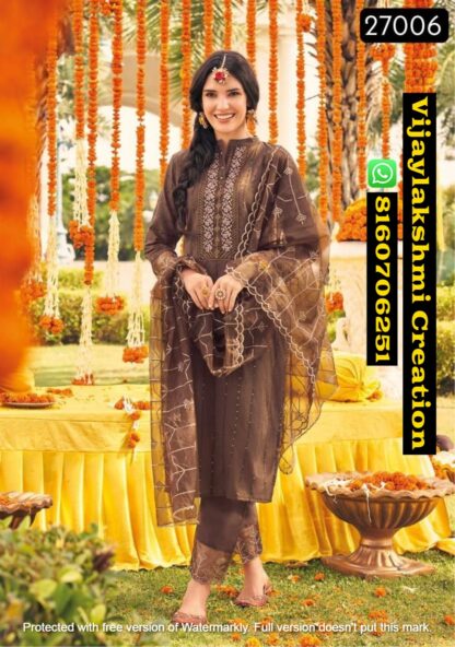 Kalki Fashion Haldi Mahendi Vol 4 D.No K 27006 Kurti Pant With Dupatta In Singles And Full Catalog