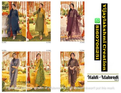 Kalki Fashion Haldi Mahendi Vol 4 Kurti Pant With Dupatta In Singles And Full Catalog