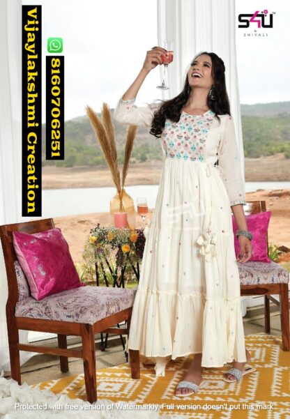 Mul Mul by S4U Fashion D.No M004 Cotton Mal Gowns In Singles and Full Catalog