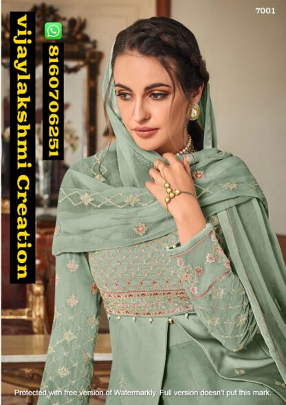 S3 Forever Rashmi D.No 7001 Kurti With Palazzo And Dupatta in Singles and Full Catalog