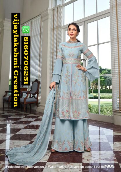 S3 Forever Rashmi D.No 7005 Kurti With Palazzo And Dupatta in Singles and Full Catalog