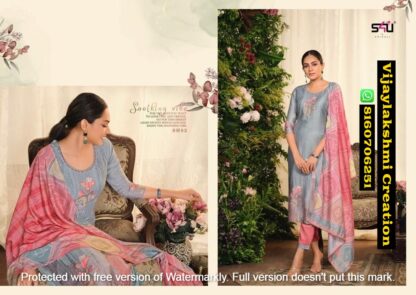 S4U Sunshine Vol 2 D.No SH 02 Fancy Muslin Readymade Salwar Suit Sets In Singles And Full Catalog