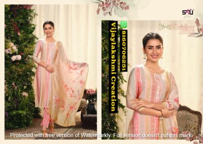 S4U Sunshine Vol 2 D.No SH 06 Fancy Muslin Readymade Salwar Suit Sets In Singles And Full Catalog