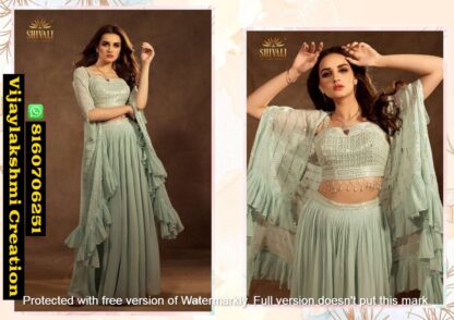 Shivali Alisha The Legacy 2 D.No Alisha 1001 Indo Western Dress In Singles And Full Catalog