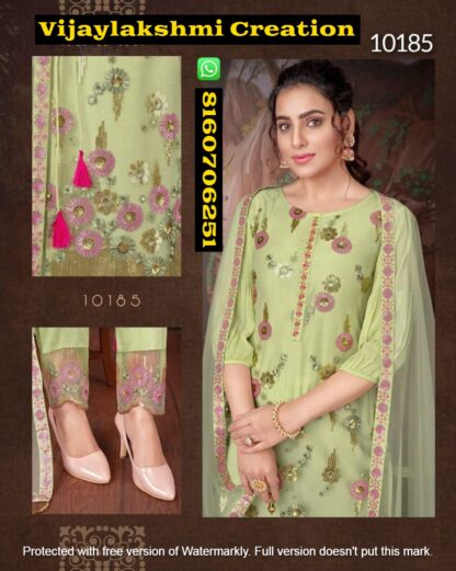 LILY & LALI Merina D.No. 10185 Kurti With Bottom and Dupatta In Singles And Full Catalog-1