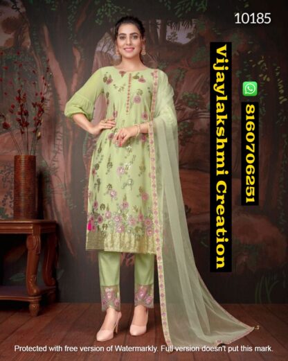 LILY & LALI Merina D.No. 10185 Kurti With Bottom and Dupatta In Singles And Full Catalog