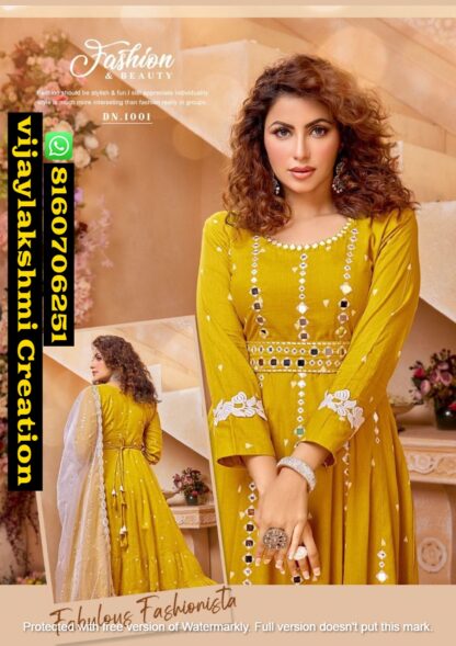 Shehzadi by M&M DN 1001 Designer Stitched Anarkali Dresses In Singles And Full Catalog