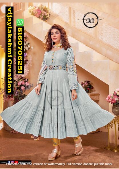 Shehzadi by M&M DN 1004 Designer Stitched Anarkali Dresses In Singles And Full Catalog