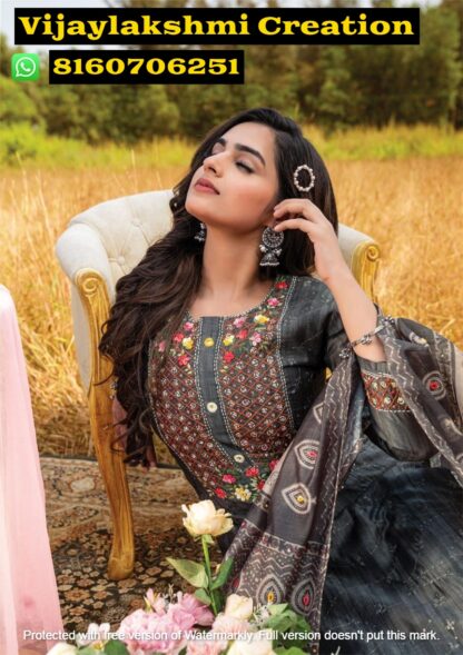 Anju Fabrics Insta Girl Vol 3 D.No Instagirl 2692 Viscose Embroidery Designer Kurti Pant With Dupatta In Singles And Full Catalog