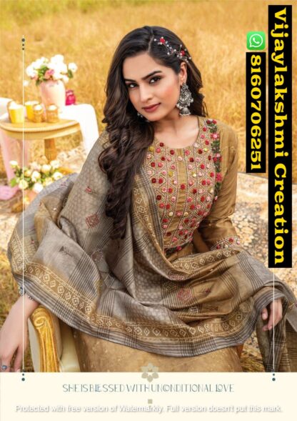 Anju Fabrics Insta Girl Vol 3 D.No Instagirl 2693 Viscose Embroidery Designer Kurti Pant With Dupatta In Singles And Full Catalog