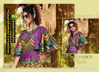 Shivali Triple Dhamaka 4.0 D.No 4003 Fancy With Printed Work Stylish Designer Party Wear Fancy Kurti In Singles And Full Catalog