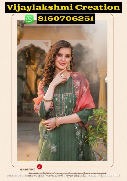 You By Wanna Gia D.No. GIA 101 Fancy Rayon Kurti Pant Dupatta Set In Singles And Full Catalog