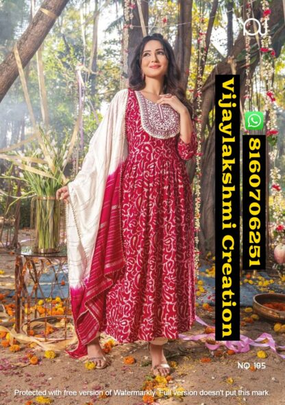 You by Wanna Naira Queen D.No, NQ 105 Rayon Full Stitched Salwar Suits In Singles and Full Catalog
