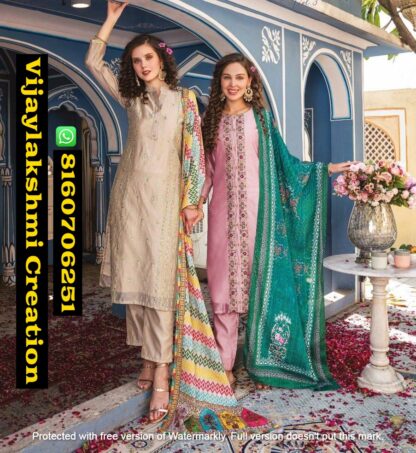 18 Attitude Elite Vol-3 D.No Elite 303 Anf Elite 304 Pure Chanderi With Inner Top With Pant And Dupatta In Singles And Full Catalog