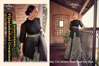 Nitara Sparkles Vol 11 D.No 7501 Designer Indo-Western Partywear In Singles And Full Catalog
