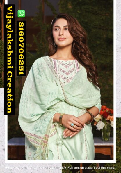 Anju Fabrics Gazal Vol 2 D.No Gazal 2863 Kurti Pant With Dupatta In Singles and Full Catalog