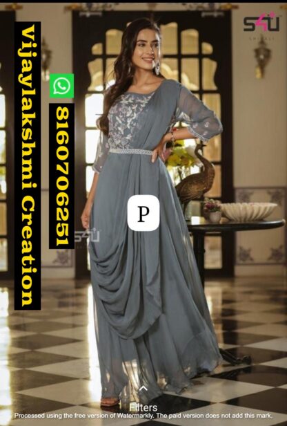 Shivali Grey Salwar Suits In Singles And Full Catalog