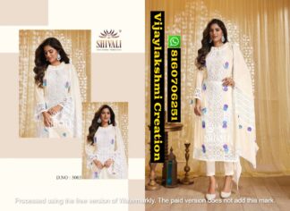 Shivali Zoya 5 D.No 5003 Fancy Straight Cut Top with Pants And Dupatta In Singles And Full Catalog